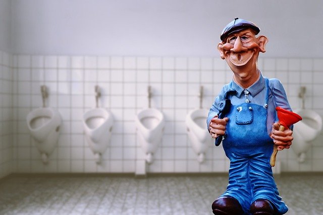 Únik vody je běžnou situací při výkonu instalatérského řemesla
